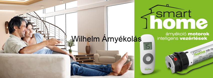 SmartHome okos redőny, távoli vezérlés, energiatakarékos árnyékolás, modern okosotthon rendszer