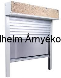 Vakolható tokos alumínium redőny beépített lehúzhatós szúnyoghálóval, elegáns és praktikus megoldás.
