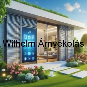 Egy modern smart home redőny, amely automata árnyékolási megoldást kínál egy stílusos otthonban.
